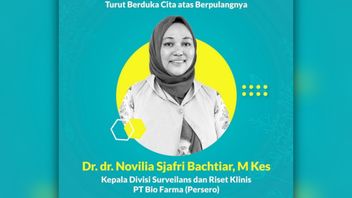 Ketua Uji Klinis Vaksin dari Bio Farma dr Novilia Sjafri Wafat Terpapar COVID-19