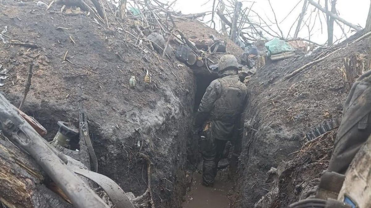 乌克兰军方称俄罗斯正在增加非法使用唾液气体以清除保护沟
