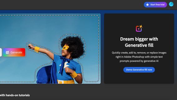 Adobe Photoshop Kini Tersedia Versi Website dengan Dukungan AI