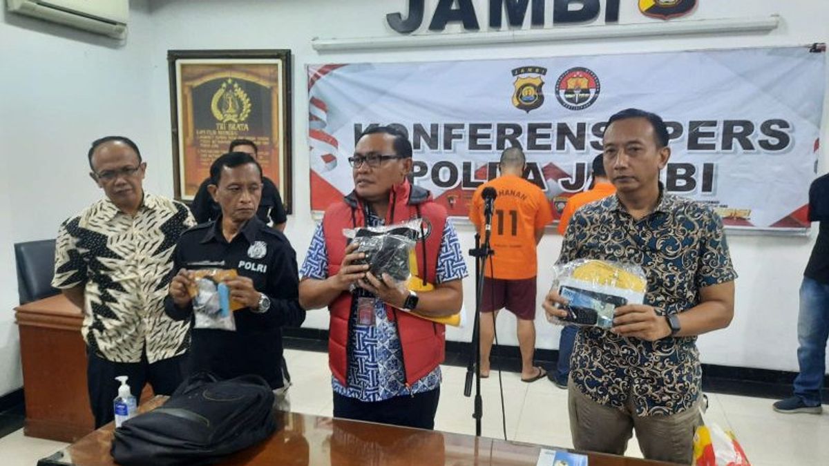 Jambi Regional Police Thwarted The Circulation Of 1 Kg Of Crystal Methamphetamine