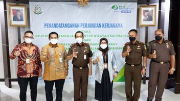 The West Kalimantan Prosecutor's Office Participated In The Strengthening Of Employment Social Security Participation