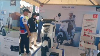 La moto électrique Honda EM1 e: Kawal Jakarta International Marathon 2024