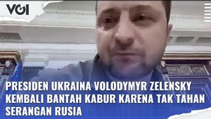 VIDEO: Presiden Ukraina Volodymyr Zelensky Kembali Bantah Kabur Karena Tak Tahan Serangan Rusia