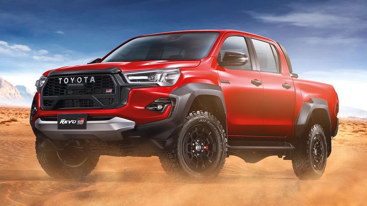 Toyota Hilux Revo GR Sport Wide Tread, The Latest Pickup Car For The Thai Market
