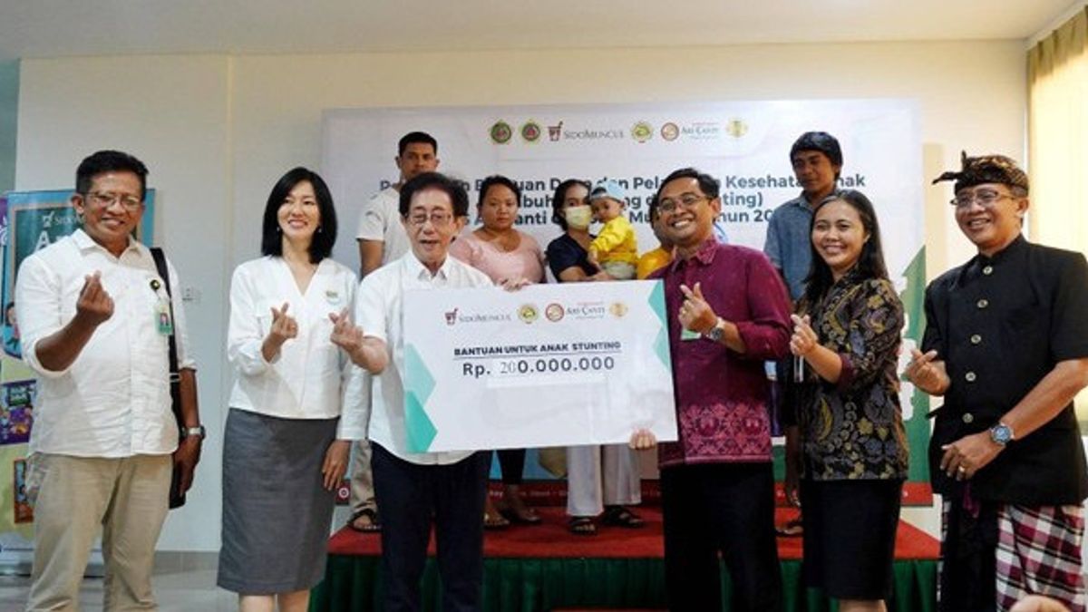 Sido Muncul Berikan Bantuan untuk 100 Anak Balita di Gianyar Bali Senilai Rp200 Juta