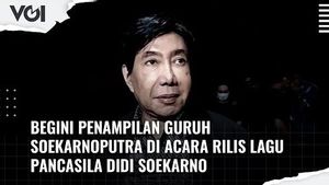 VIDEO: Begini Penampilan Guruh Soekarnoputra di Acara Rilis Lagu Pancasila Didi Soekarno