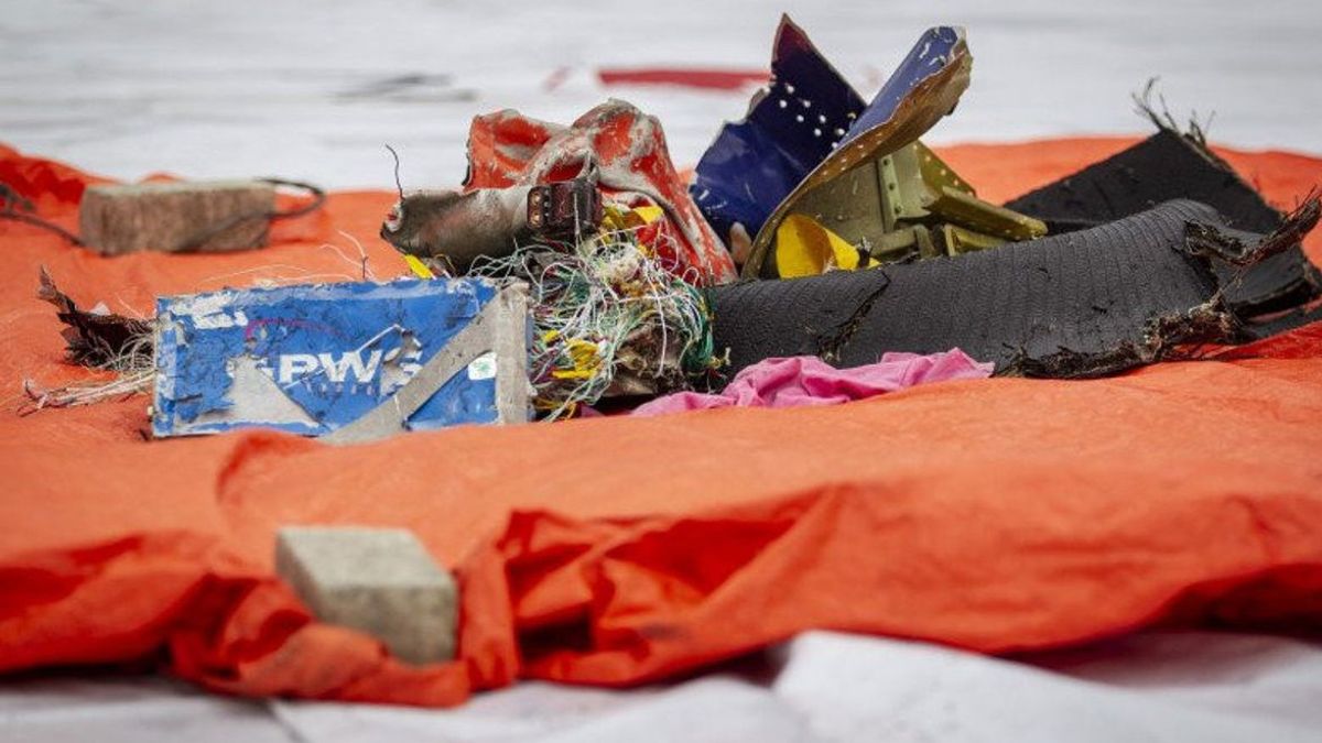 There Are 10 Bags Containing Aircraft Debris And 10 Body Bags Part Of The Sriwijaya Air SJ-182 Victim