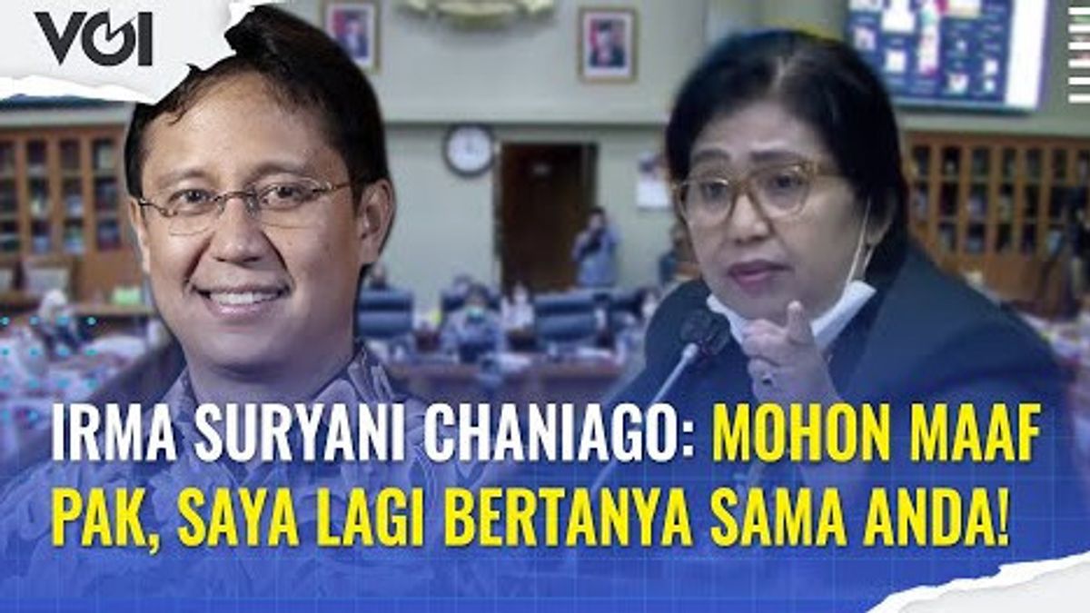VIDEO: Anggota DPR Irma Suryani Chaniago Tegur Menkes Budi Gunadi