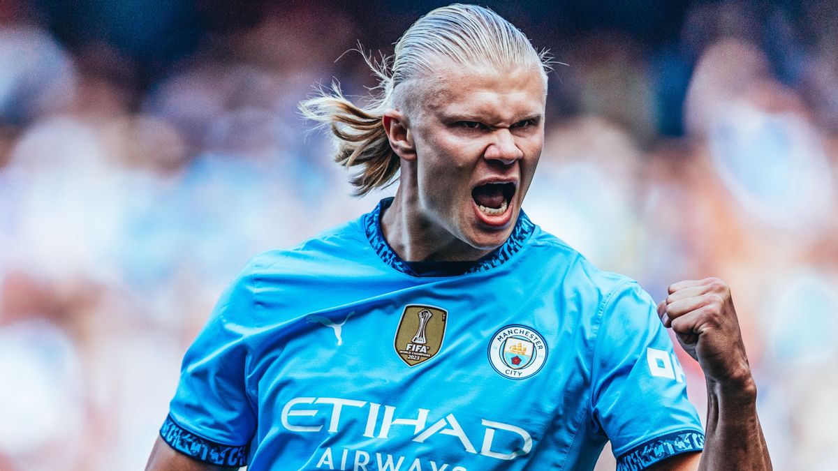 Erling Haaland Hattrick, Man City Hanya Butuh Empat Menit Hancurkan Ipswich 