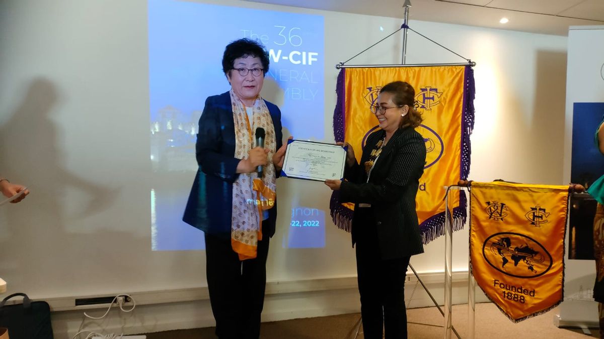 General Chairperson Of Inkowapi Elected To Be The 36th Life Membership Of The International Council Of Women