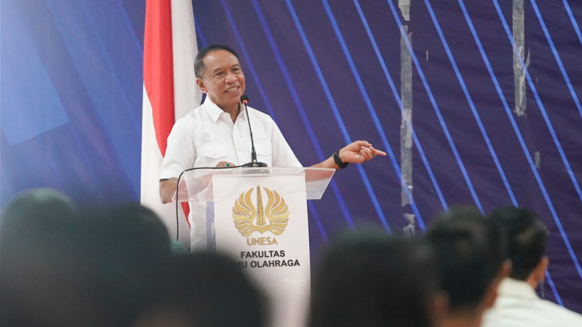 Menpora Regarding President Jokowi's Permit And His Intention To Become PSSI Chairman