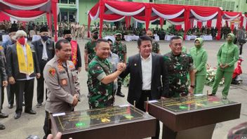 KSAD Inaugurates 2 Military Headquarters Infrastructure In Palembang