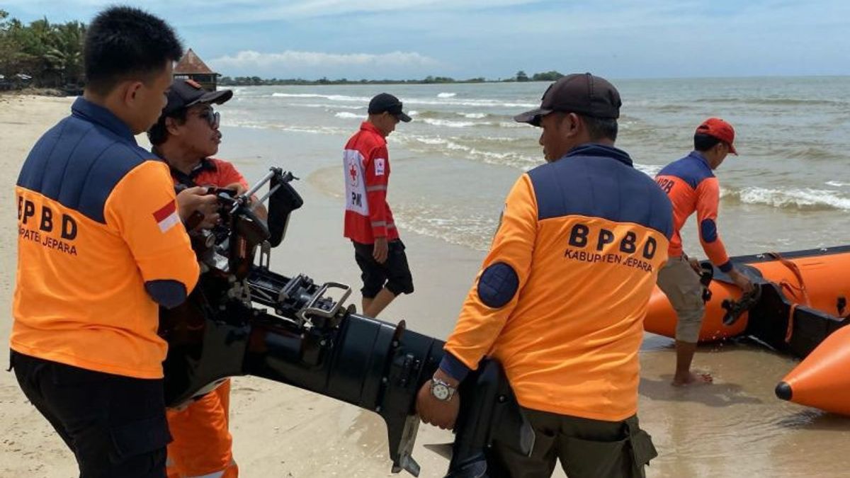 الصيادون المسنون المفقودون في جيبارا ، BPBD افتتح مركز البحث