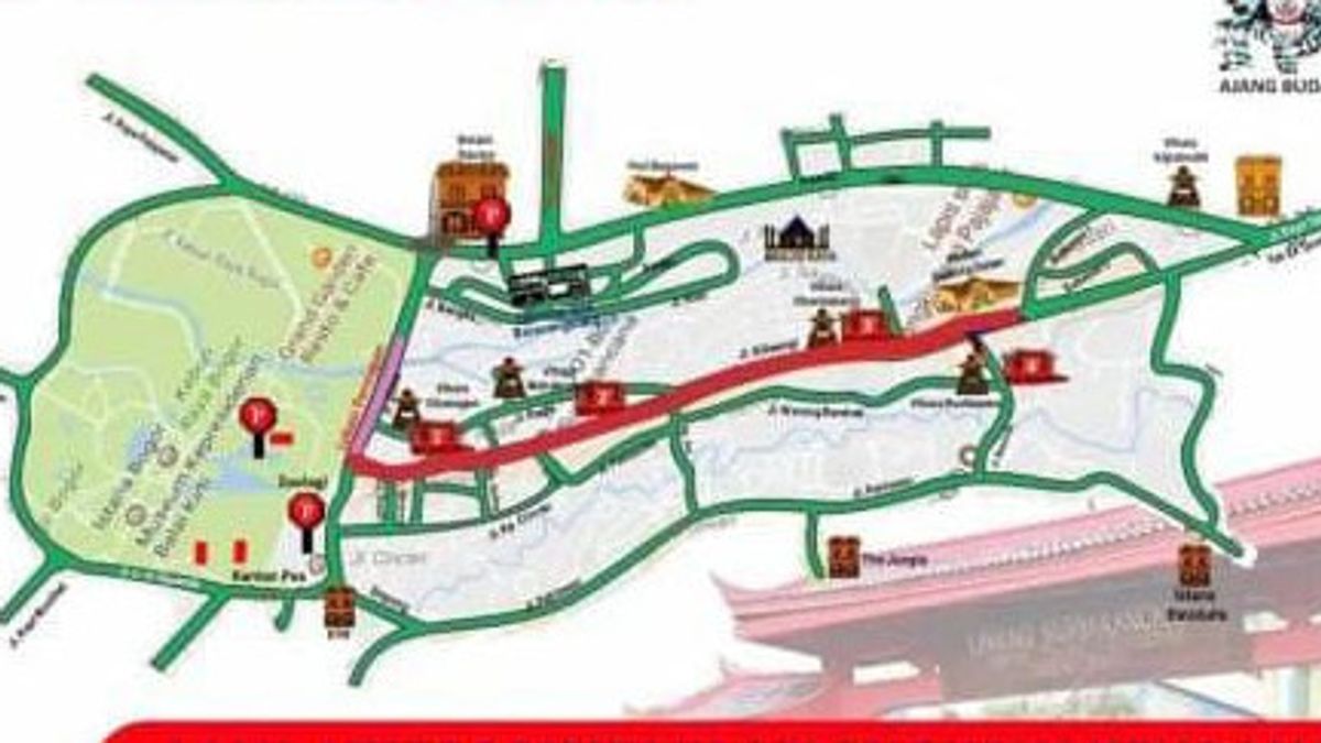 Bogor Street Festival, Ini Ruas Jalan Ditutup Dan Pengalihan Arus Kendaraan