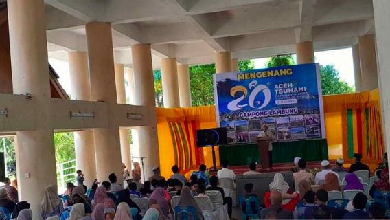 Reflection On 20 Years After The Earthquake And Tsunami, Residents Pray Together In Gampong Lambung