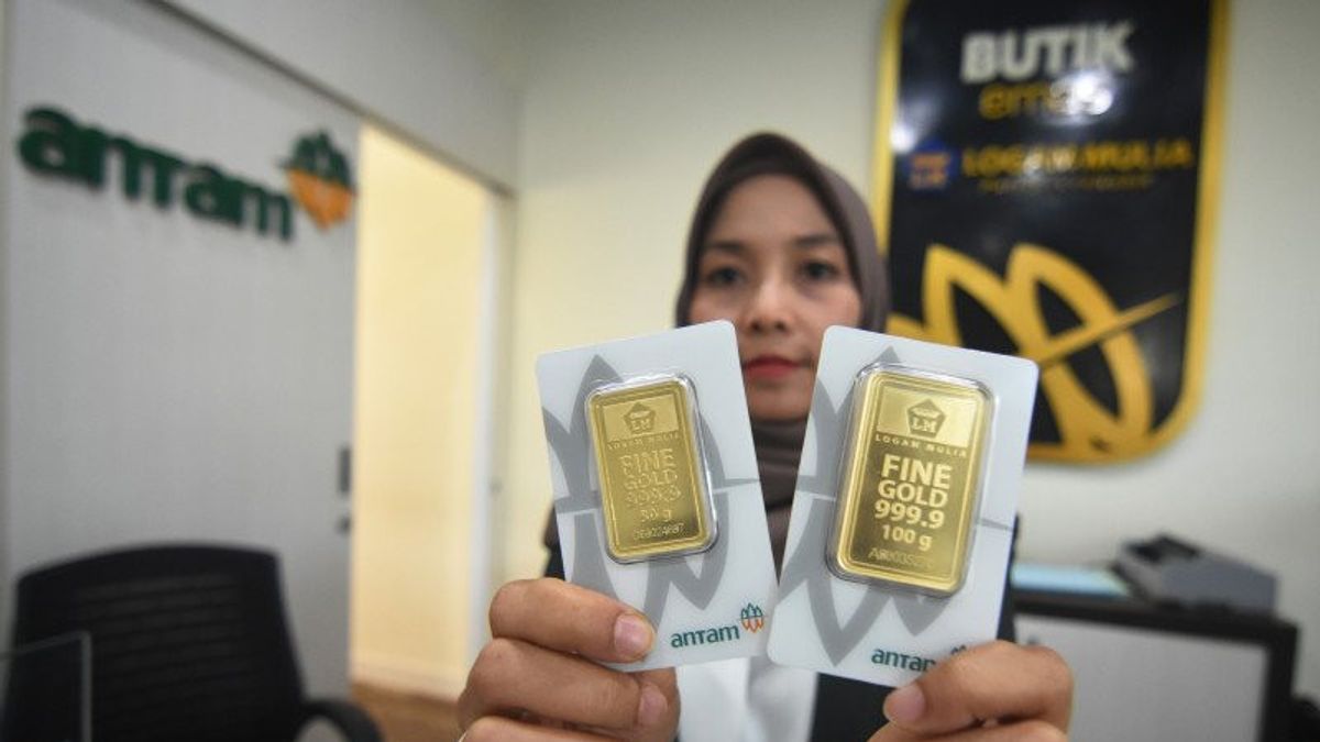 After Stagnant, Antam's Gold Price Sluggish to IDR 1,075,000 per Gram