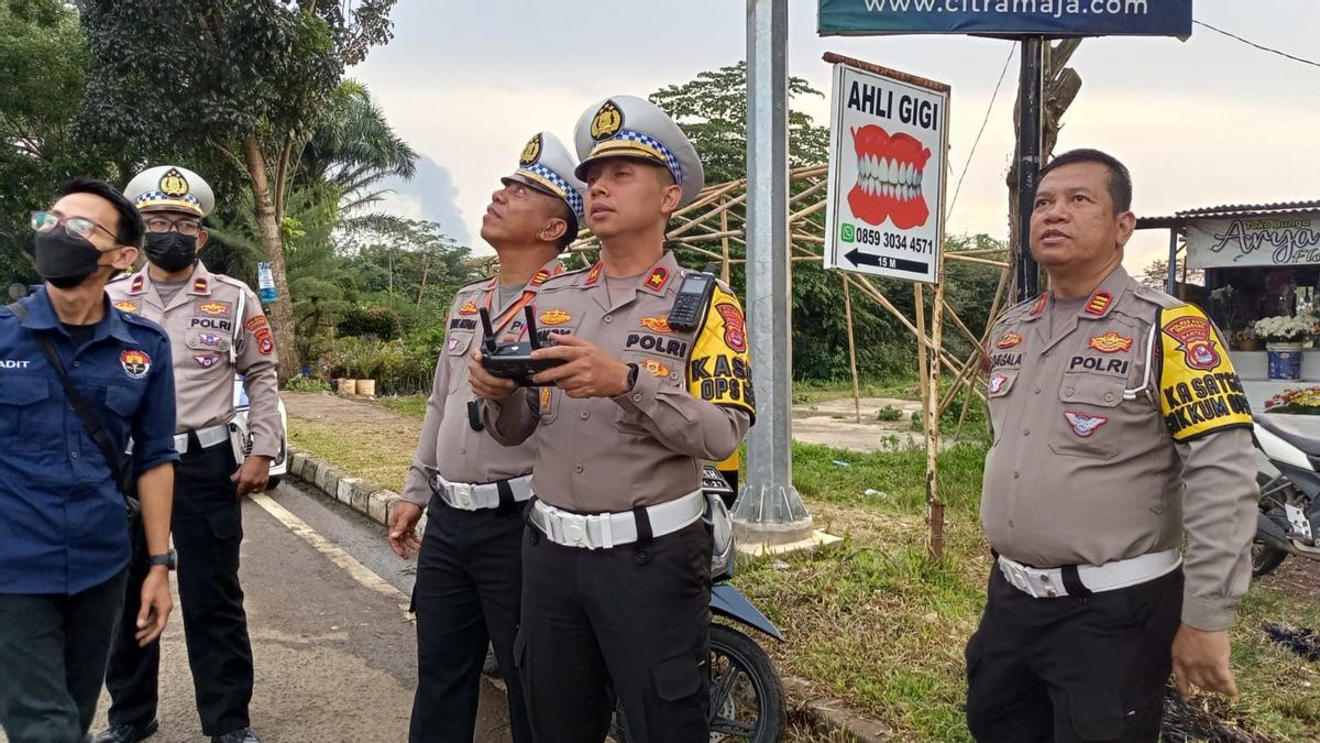 Polresta Tangerang Mulai Uji Coba ETLE Drone