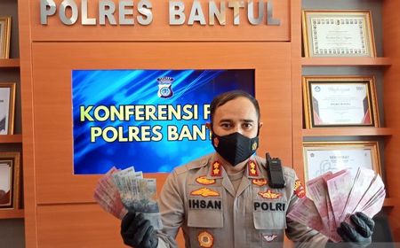 Ungkap Kasus Penjual Miras Nyambi Produksi Uang Palsu Senilai Rp12 Juta, Polres Bantul Minta Warga Waspada