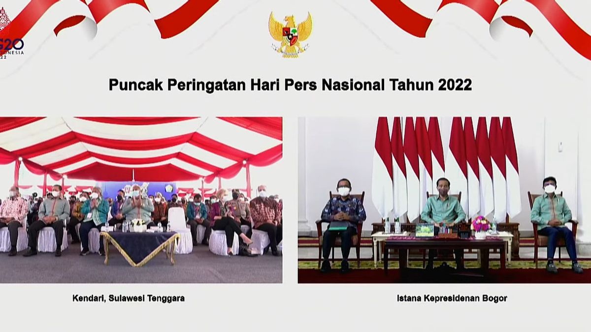 Hari Pers Nasional, Jokowi Minta Ekosistem Industri Media Ditata