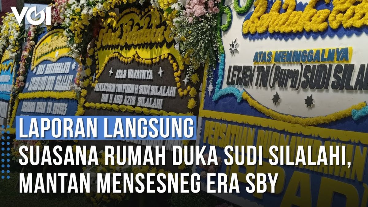 VIDEO: Live Report Of The Funeral Home For Sudi Silalahi, Former Minister Of State Secretary During The SBY Era