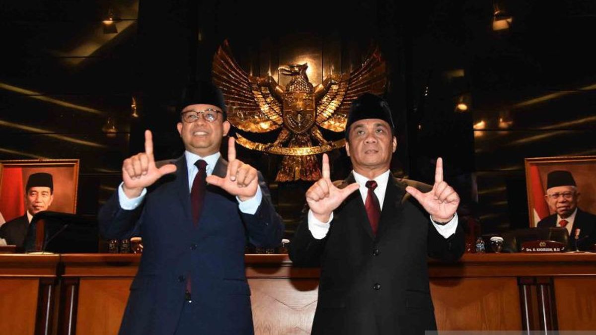 Anies Baswedan:確かに、DKIジャカルタのタスクは完了していますが、神はジャカルタとインドネシアのためにまだ望んでいません