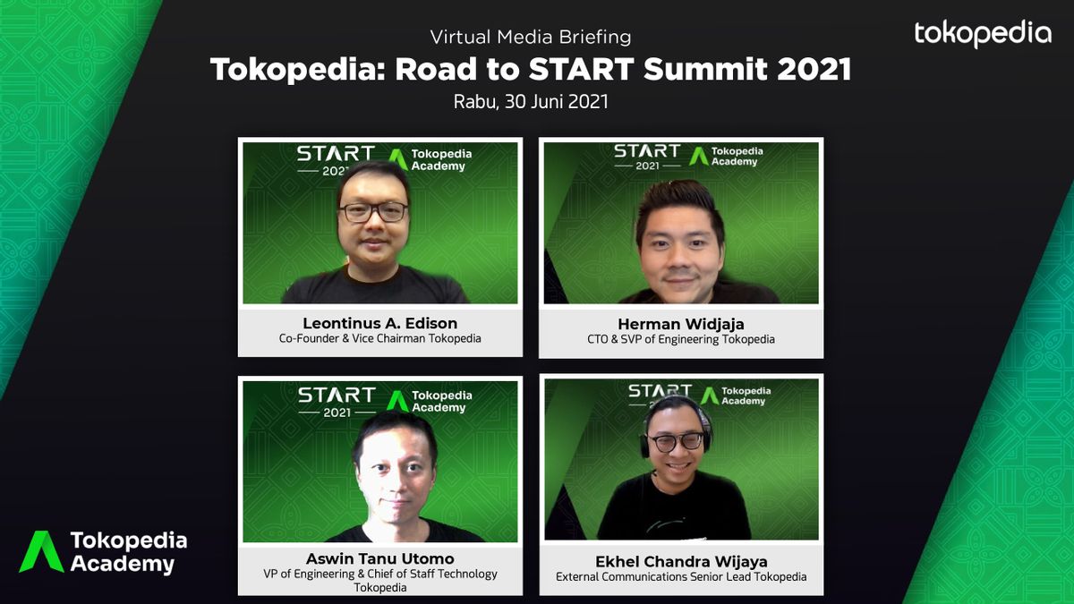  Faire Progresser L’industrie Technologique Du Pays, Tokopedia Organise Un Sommet De Démarrage Virtuel