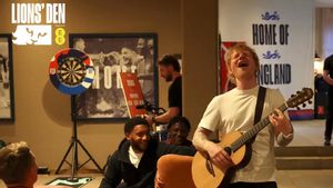 Ed Sheeran Enters The England National Team Ahead Of The Euro 2024 Quarter-finals Against Switzerland