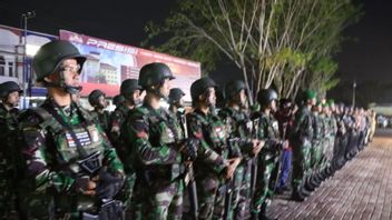 星月旗掲揚禁止令に目を光らせ、TNI-Polriは西アチェ周辺をパトロール 