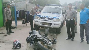 Truck Overtaking Motorcycle Collision In Bogor, Two People Died