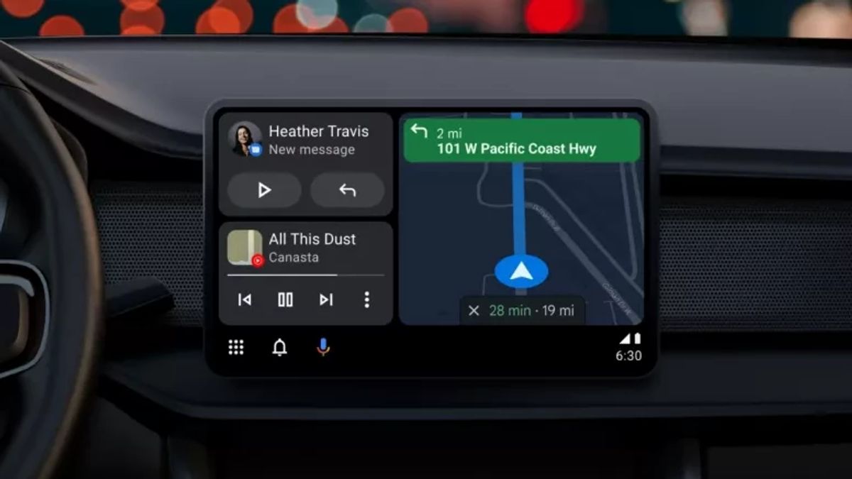 Pembaruan UI Android Sekarang Bisa Lihat Maps, Dengar Musik dan Balas Pesan Bersamaan