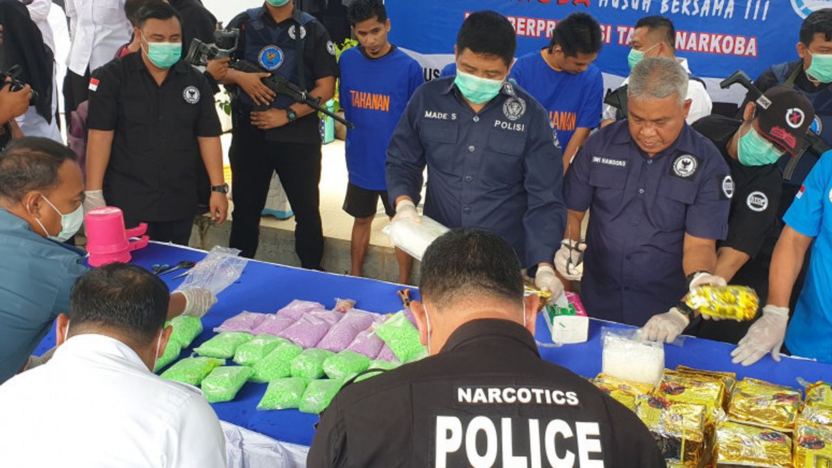 31 Pengedar Narkoba Ditangkap Polda Sumatera Selatan