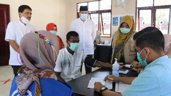 ロクセウマウェのロヒンギャ移民の数十人が2回目の線量ワクチン接種を受ける