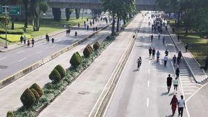 Kondisi Jakarta Mulai Normal, Warga Ramaikan CFD di Jalan Sudirman