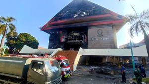 Gedung DPRD Sulsel Bekas Dibakar Massa Bakal Dirobohkan 