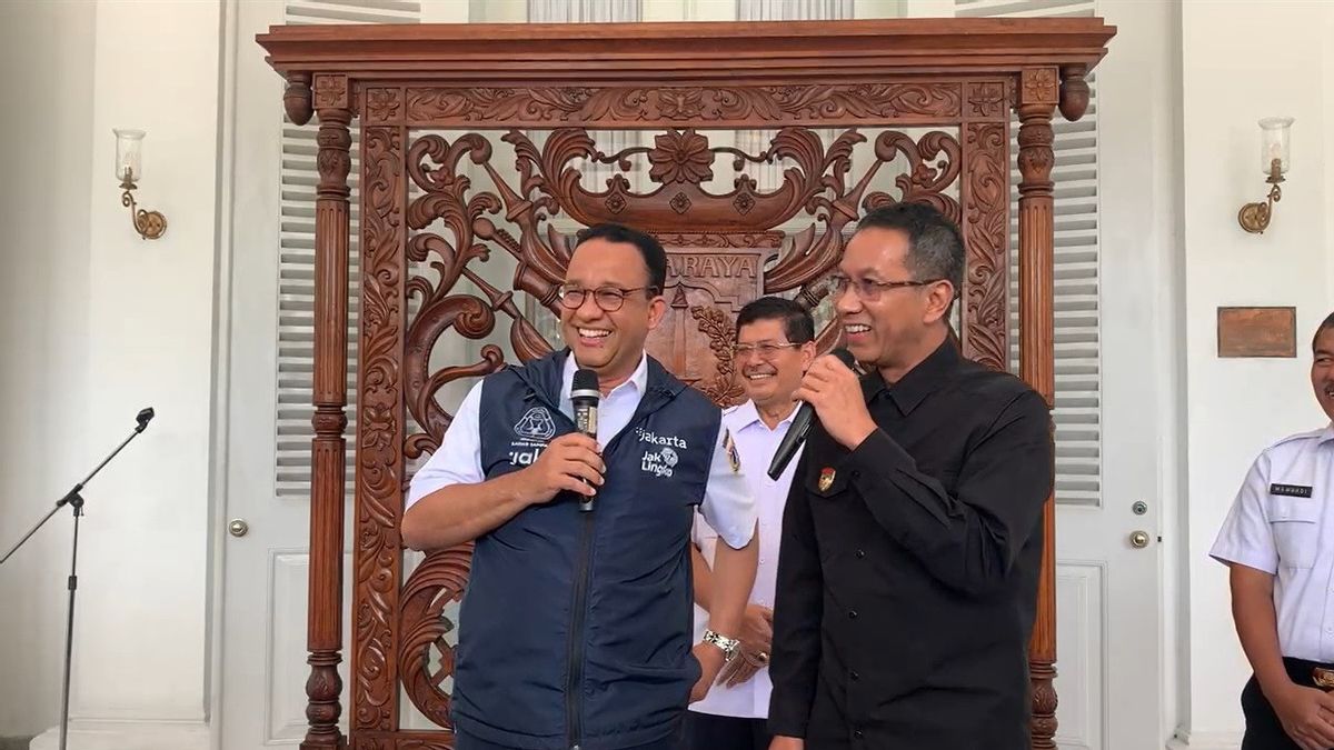 Heru's Response To Hartono When Asked Floods And Trafficking In Jakarta In Front Of Anies Baswedan