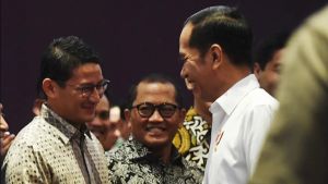 Sandiaga Bertemu Empat Mata dengan Jokowi di Istana