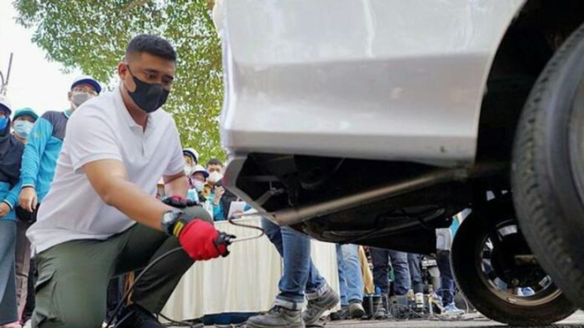 メダン市政府が自動車の大気汚染を抑制