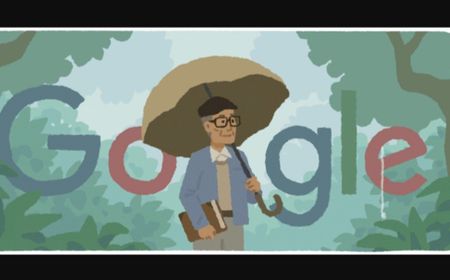 Penyair Indonesia, Sapardi Djoko Damono Warnai Google Doodle Hari Ini