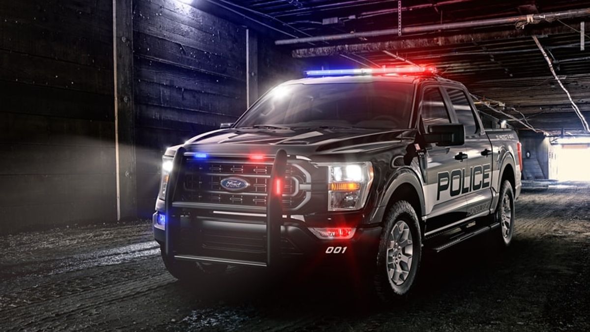 Ford Luncurkan Truk Pickup Listrik F-150 Lightning Khusus untuk Polisi di AS