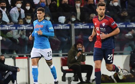 Napoli Vs Cagliari 1-1, Partenopei Kukuh di Posisi Tiga Klasemen Serie A