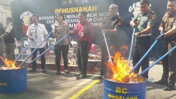 2.2 Million Illegal Cigarettes And 3.8 Tons Of Tobacco Iris Destroyed, Magelang Customs Taksir State Losses Rp1.8 Billion