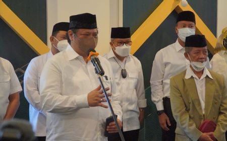 Airlangga Hartarto Minta Doa Ulama Sulsel agar UMKM Bangkit Dari Pandemi