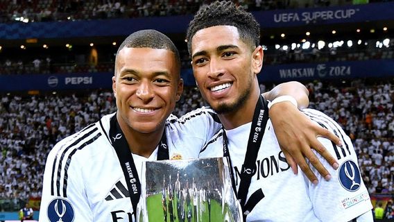 Bawa Real Madrid Cetak Rekor, Carlo Ancelotti dan Jude Bellingham Puji Habis Kylian Mbappe