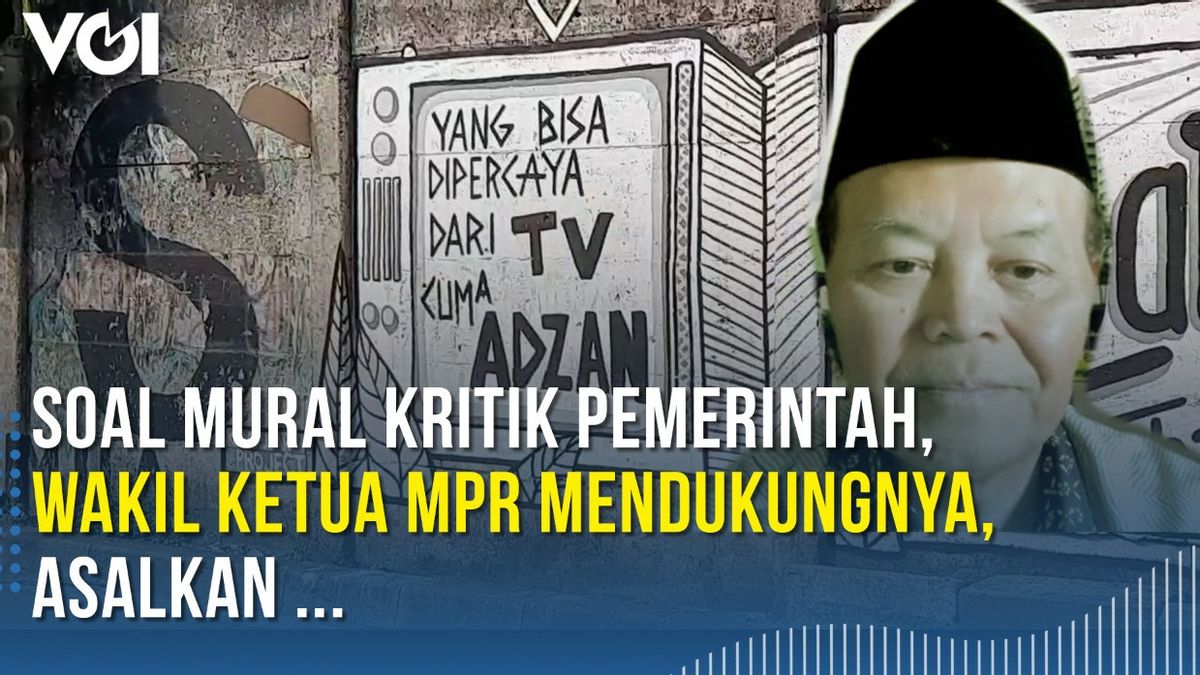 VIDEO: Ramai Mural Kritik Pemerintah, Wakil Ketua MPR Hidayat Nur Wahid Buka Suara