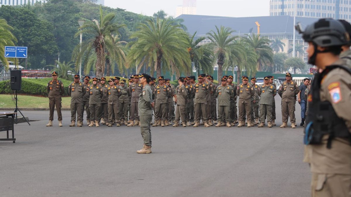 DKI Satpol PP Deploys 550 Personnel To Secure The ASEAN Summit Series Tomorrow