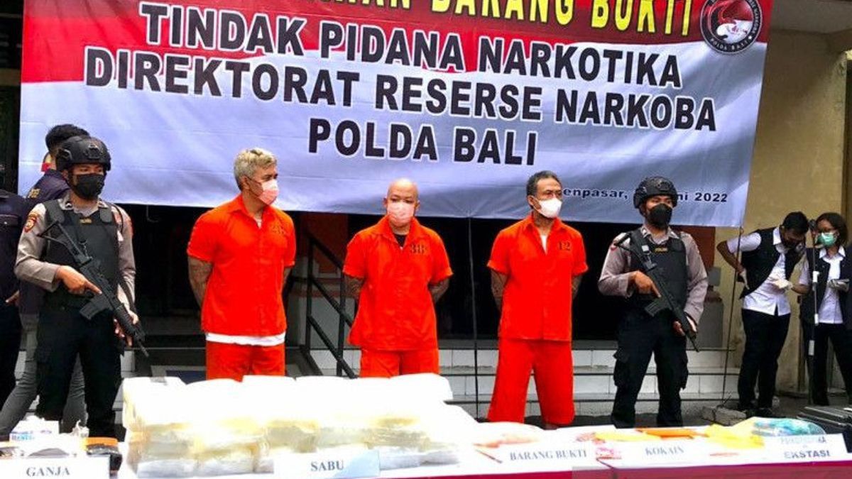 Sepanjang Januari-Juni 2022, 16 WNA di Bali Ditangkap karena Terlibat Kasus Narkoba 