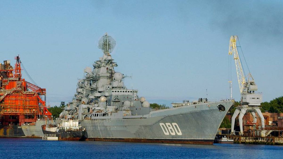 السفينة الحربية النووية الروسية الأدميرال ناخيموف مجهزة بأسلحة من الجيل الرابع