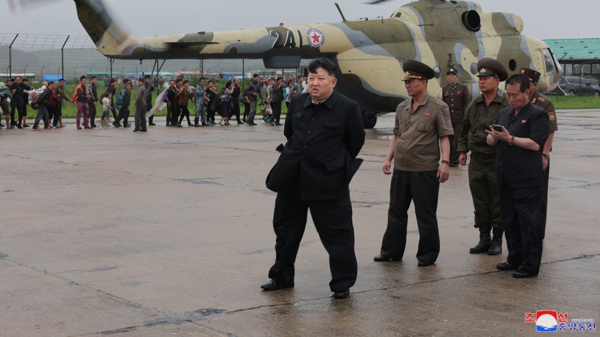 Preuve d’inondation près de la frontière chinoise, Kim Jong Un Tegur un responsable responsable responsable responsable des catastrophes