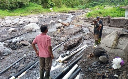 Sleman Masih Perbaiki Jaringan Pipa Air Terdampak Banjir Lahar Merapi