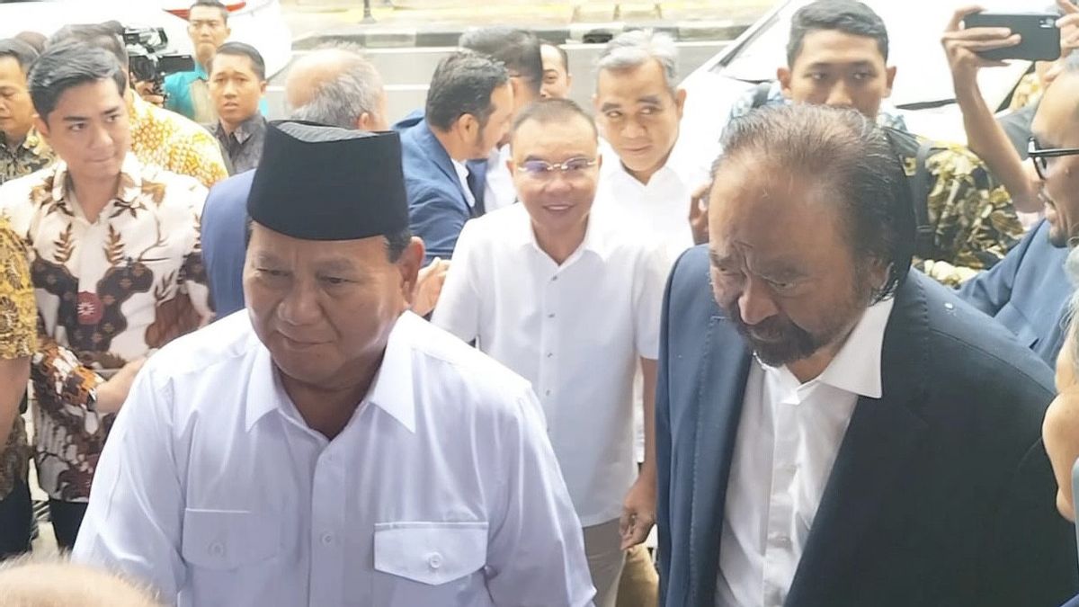 Prabowo Akui Invites Surya Paloh To Join The Government After Being Inaugurated